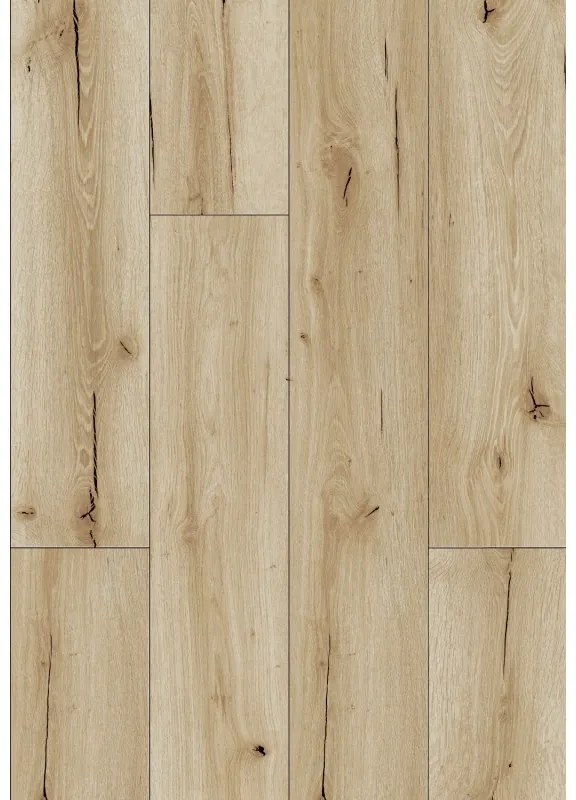 Mexen Sun Valley panele vinilice 1240 x 182 mm SPC 6,5 mm, substrat IXPE 1,5 mm, 4 V-Fuga, Stejar - F1006-1240-182-505-4V1-01