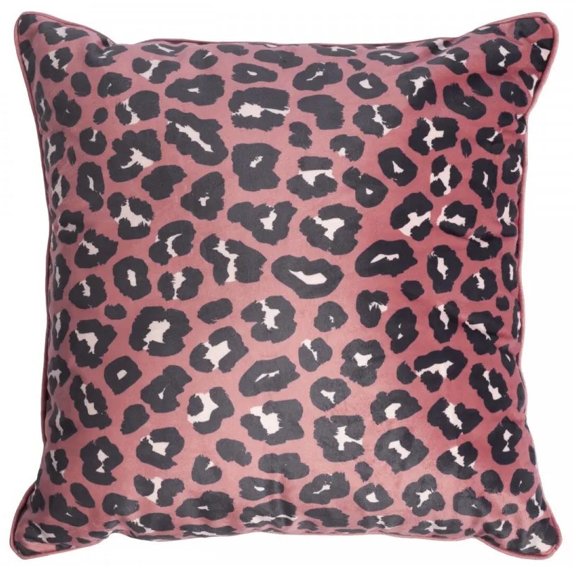 Perna decorativa, Mistral, Velvet Jaguar Small Blush, 45 x 45 cm, poliester, multicolor