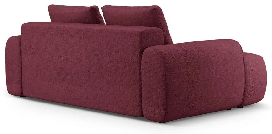 Canapea burgundy 200 cm Linz – Cosmopolitan Design