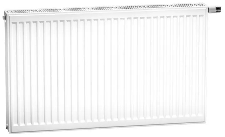 KERMI Calorifer (radiator) alb din otel kermi x2, tip 22, 600 x1000, 2093w, accesorii incluse, ventil alimentare inferioara