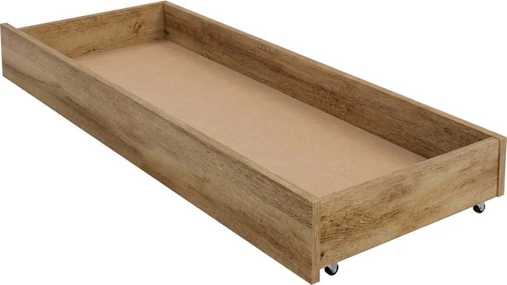 Cutie de depozitare sub pat ELISA 200 cm, stejar artisan