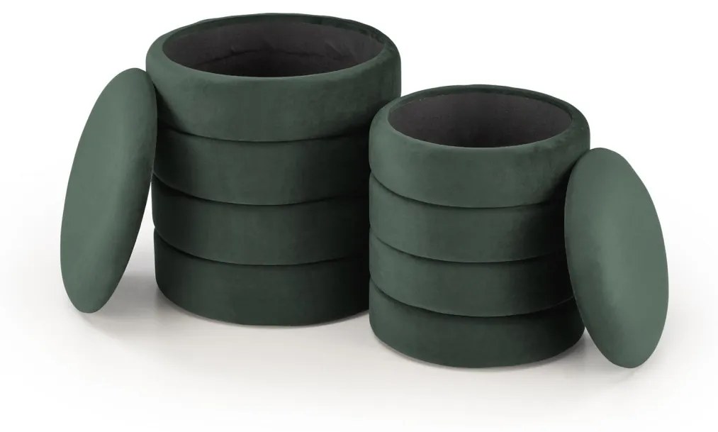 Set 2 tabureti Pacho verde
