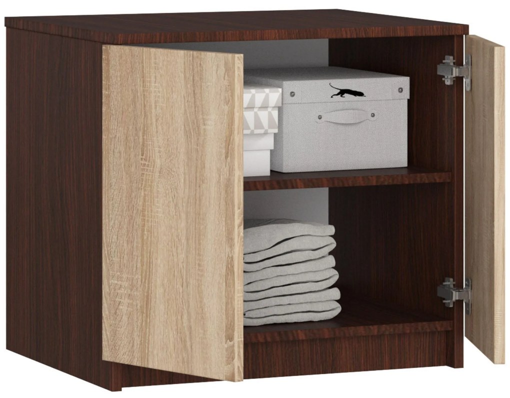 Suprastructură pentru dulap Sashka II (wenge + stejar sonoma). 1071021