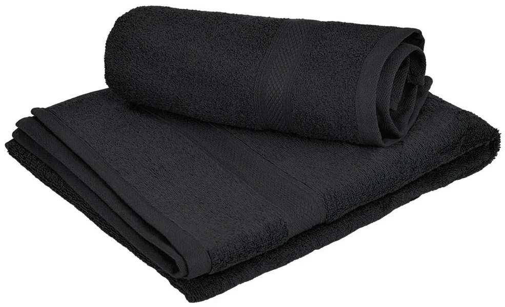 Prosop CLARYSSE ELEGANCE 60x110 cm antracit, 100% bumbac