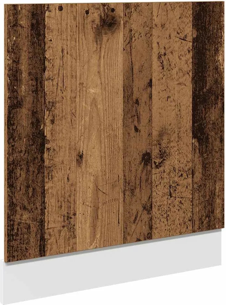 vidaXL Panou mașină spălat vase “Lyon” lemn vechi 60x1,5x67 cm
