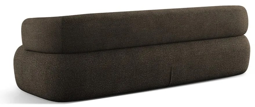 Canapea maro cu tapițerie din țesătură bouclé 226 cm Jenny – Micadoni Home