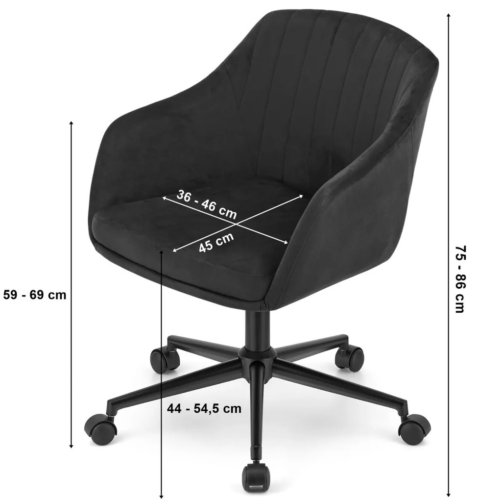 Scaun de birou verde MINK