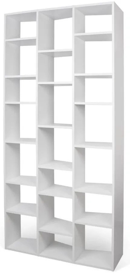 Bibliotecă albă 108x224 cm Valsa – TemaHome
