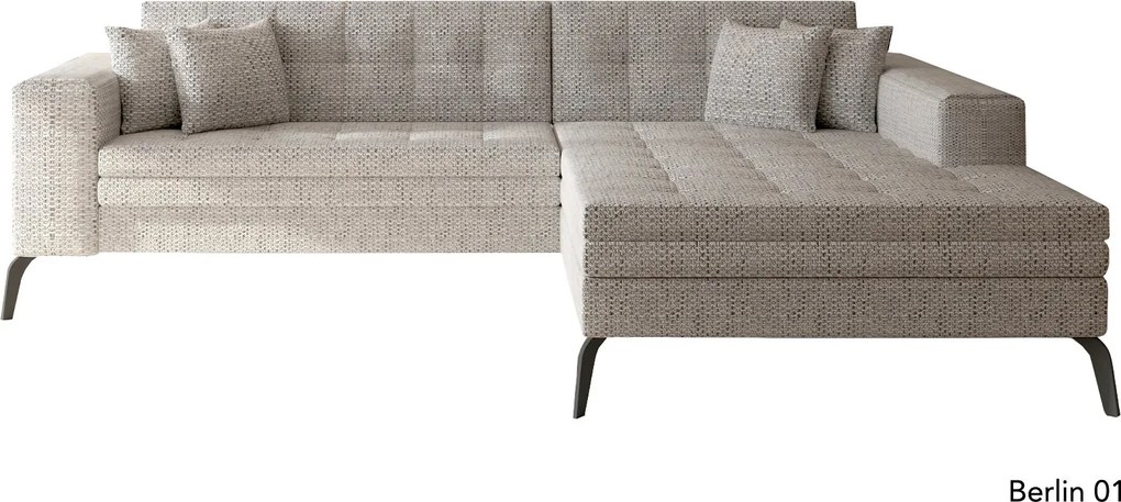 Colțar lemn masiv Extensibil Seren 295x195cm Personalizabil - Monolith 77, Stânga