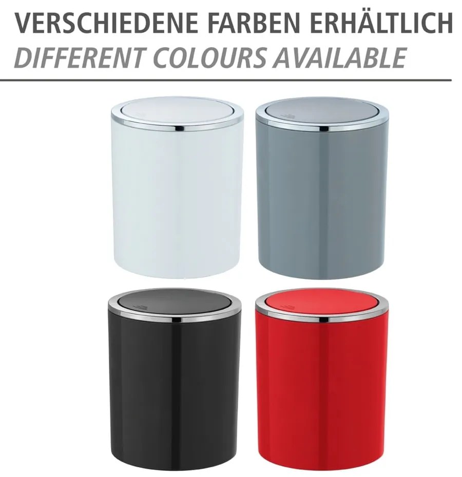 Coș de gunoi Wenko Inca, 2 l, negru