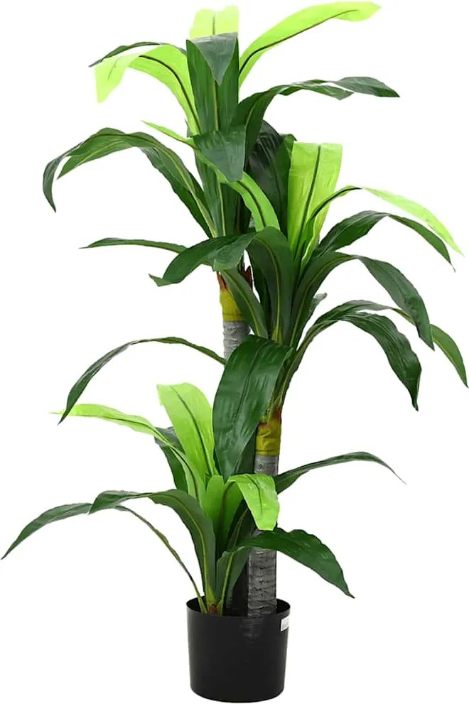 vidaXL Copac artificial Dracaena 36 de frunze 120 cm verde