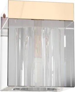 Open Design OR86188 - Lampă spot CUBO 1xG9/8W/230V sticlă transparentă/aur roz