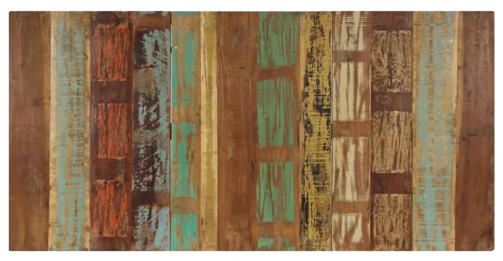 Masa de bucatarie, 180 x 90 x 76 cm, lemn masiv reciclat 1, Multicolour, 180 x 90 x 76 cm
