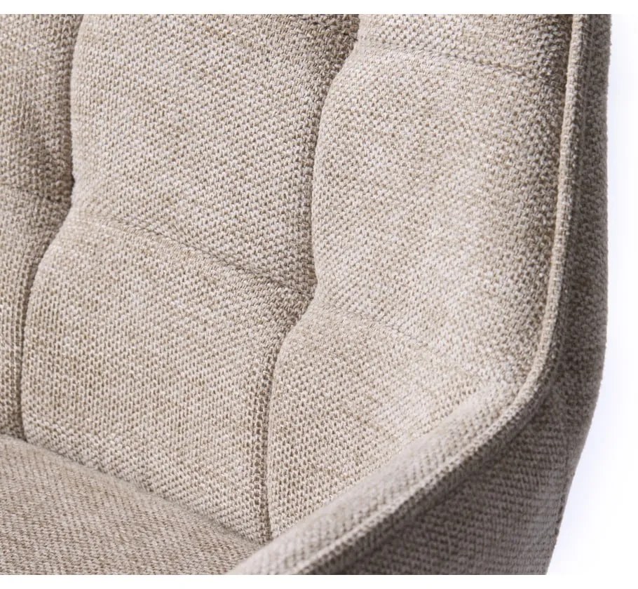 Scaun de bar bej cu înălțime ajustabilă Nolan – Unique Furniture