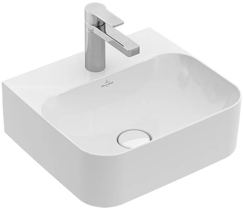 Villeroy &amp; Boch Finion lavoar 43x39 cm dreptunghiular clasică-mobilier-de blat alb 43644LRW