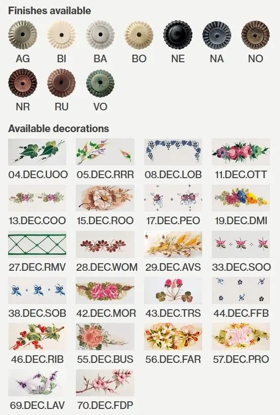 Plafoniera design clasic realizat manual din ceramica NAPOLI