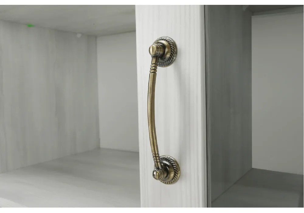 Vitrină, pin nordic/stejar sălbatic, ROYAL W2D