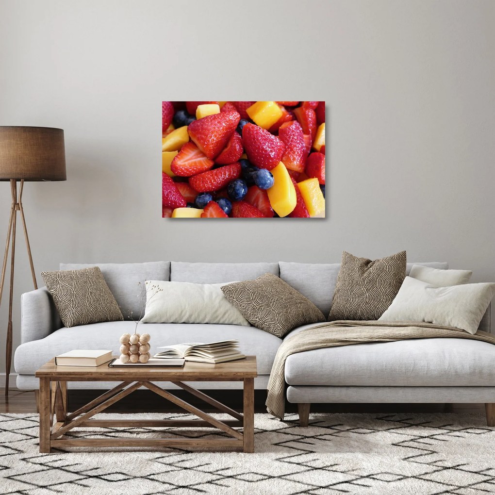 Tablou pe sticlă cu fructe (70x50 cm)