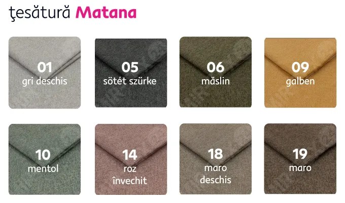 Set canapea în formă de U, gri, stânga, MANTY U