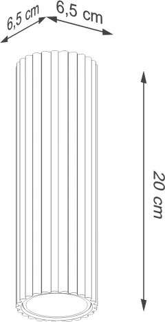 Brilagi - Spot CRESTO 1xGU10/10W/230V 20 cm alb
