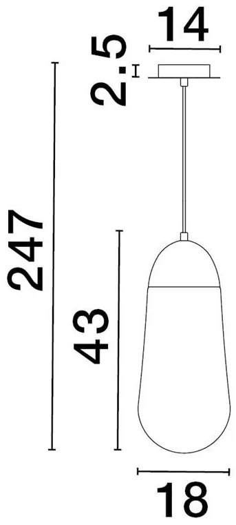 Pendul design modern minimalist BLAKY