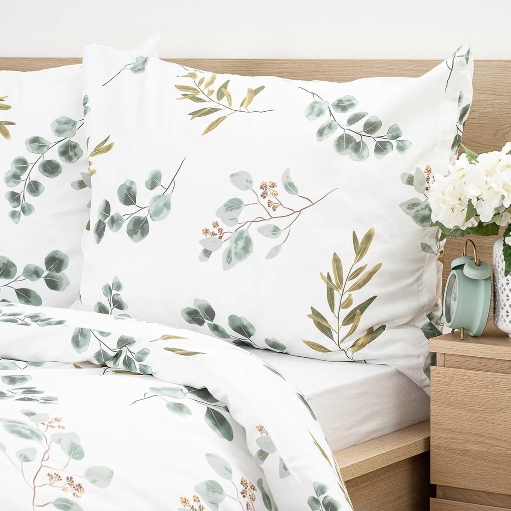 Lenjerie de pat din bumbac 4Home Eucalyptus , 140x 200 cm, 70 x 90 cm, 140 x 200 cm, 70 x 90 cm