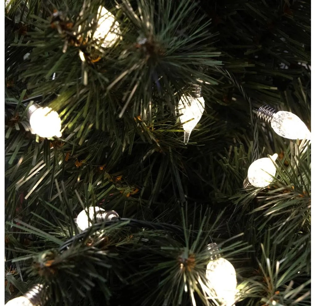 Ghirlandă LED de exterior pentru Crăciun LINE, 200 LED, 12,75 m, IP44, alb cald