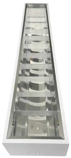 Corp de iluminat fluorescent 2xG13/18W/230V alb 120 cm