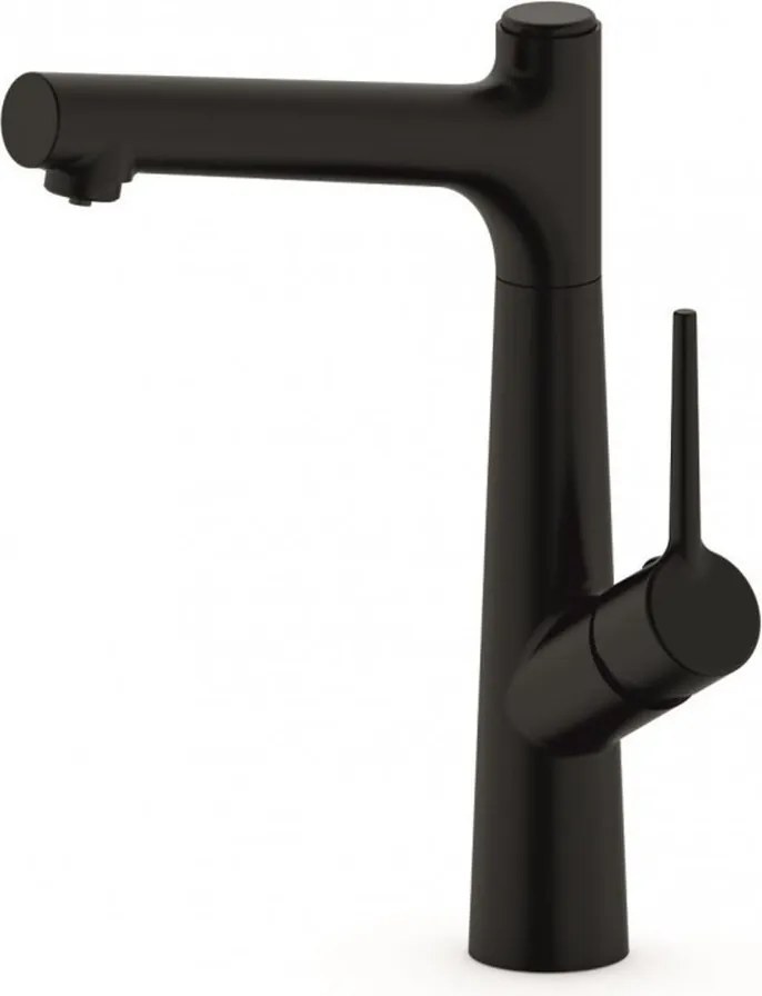 Baterie bucatarie Inter Ceramic Kyxh monocomanda negru mat