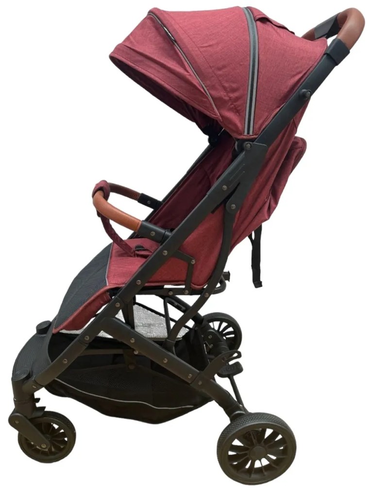Carucior sport compact cu spatar reglabil, functie de pliere tip troller si husa de picioare. 6-36 luni, Rosu - CPC-61-rosu
