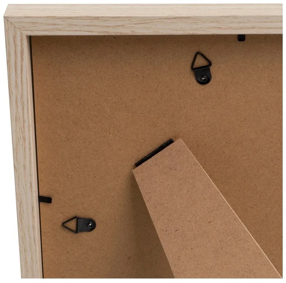 Ramă foto în culoare naturală cu picior de susținere, de agățat 22,5x28 cm Sencillo – Casa Selección