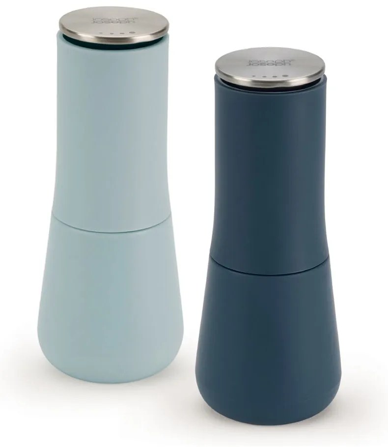 Set de 2 râșnițe sare și piper Joseph Joseph Milltop Sky, albastru