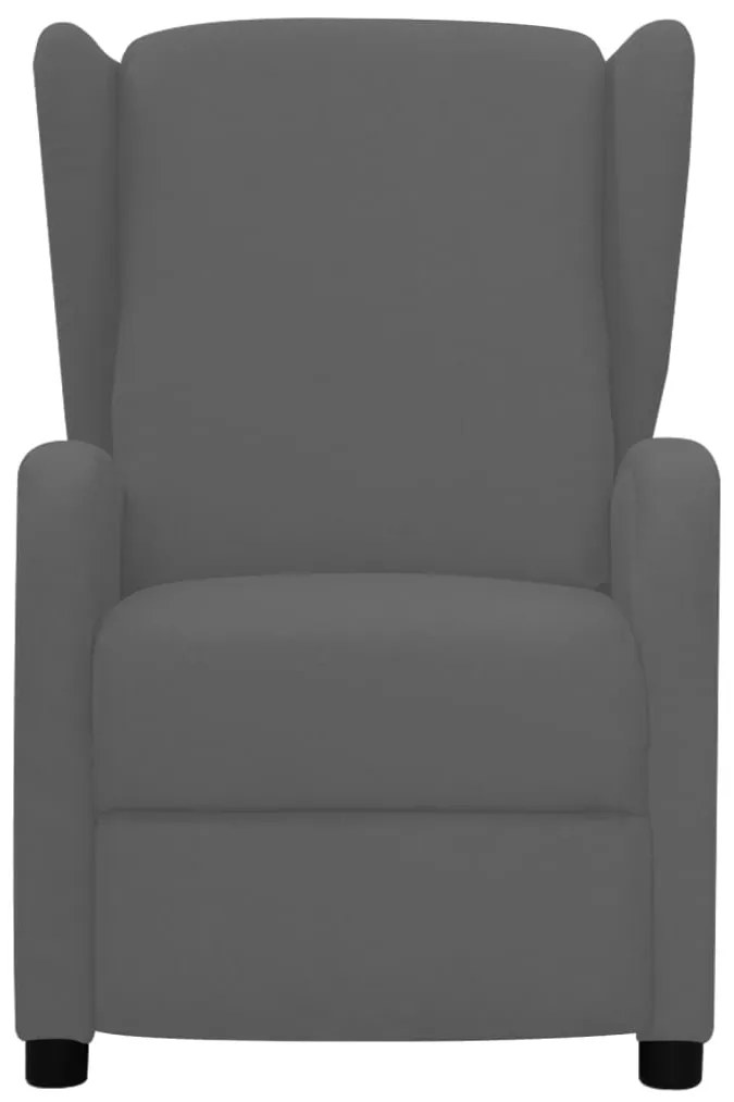 342301 vidaXL Fotoliu rabatabil, gri deschis, material textil