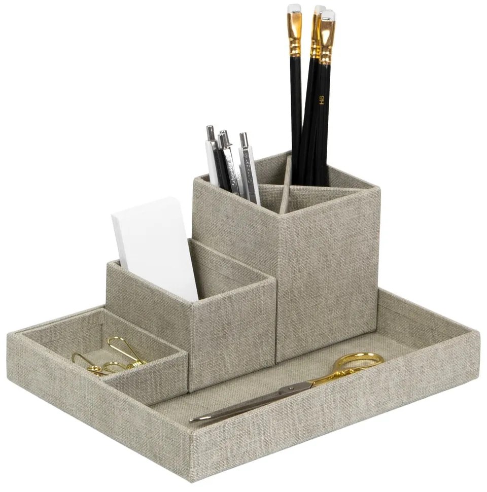 Organizator de birou din 4 piese Bigso Box of Sweden Lena, bej