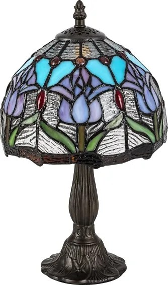 Lampă de masă Tiffany din vitralii LORAS 1xE14/40W/230V - Brilagi