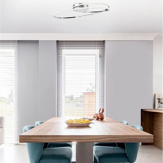 Lustra LED design modern Viarregio crom