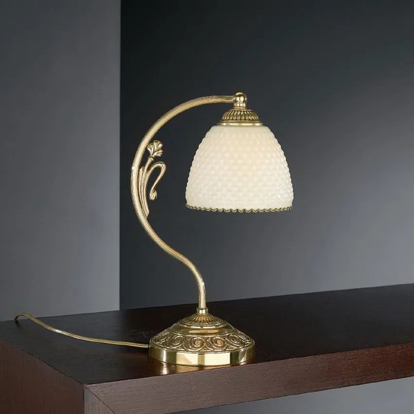 Veioza/Lampa de masa din alama design italian H-34cm 7105