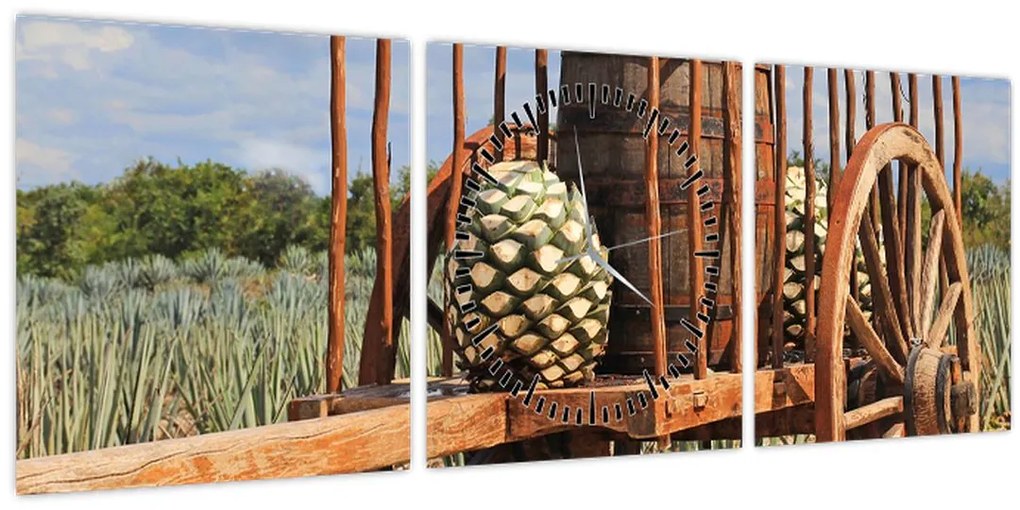 Tablou - Remorcă (cu ceas) (90x30 cm)