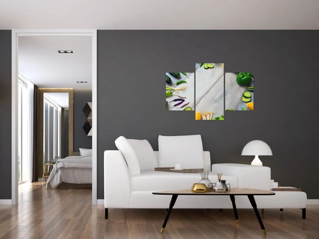 Tablou legumele (90x60 cm)