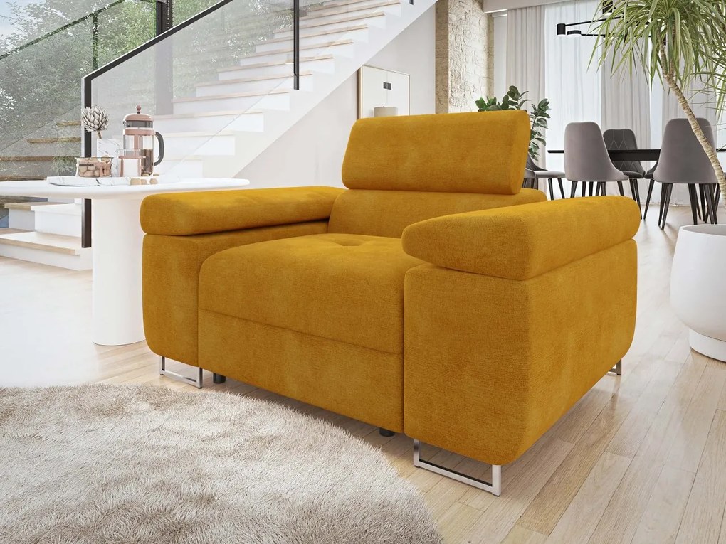 Fotoliu Terazuro 1 (muștar) . Promo -16%. 1103857