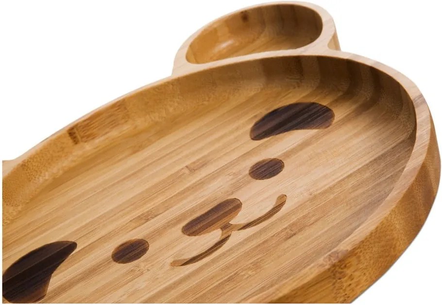 Set luat masa din bambus pentru copii Bambum Teddy