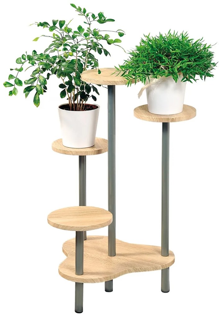 Suport pentru flori Kesper 17277, stejar sonoma,46 x 72,2 x 46 cm