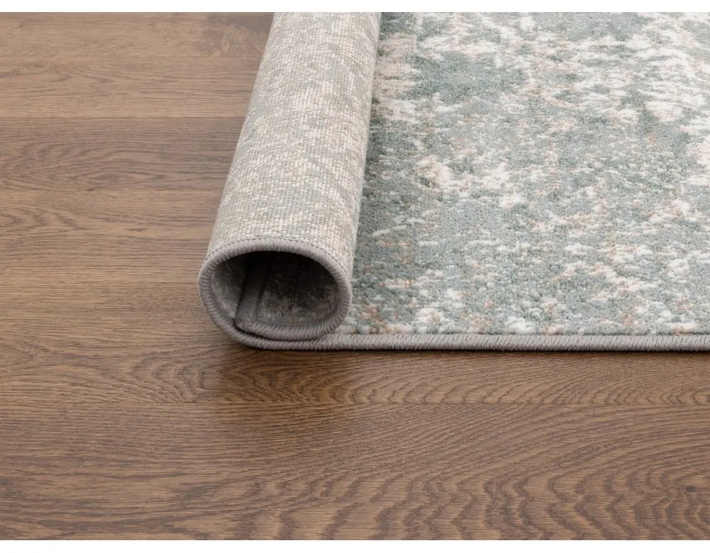 Covor tip traversă albastru prăfuit 80x300 cm Sensi Tris – FD