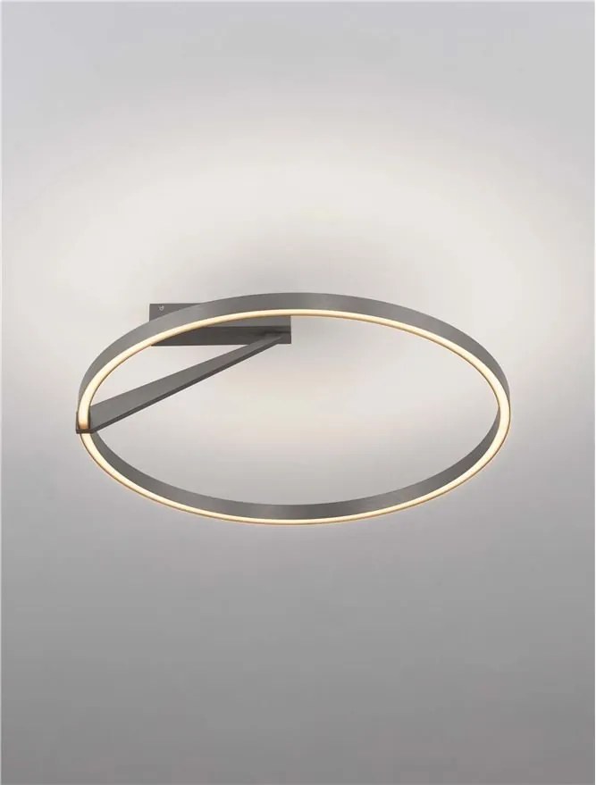 Plafoniera LED design minimalist TILIA nickel