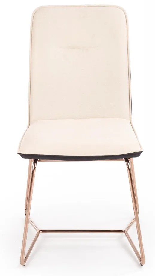 Scaun K390 piele ecologica crem