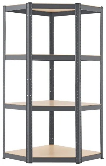 Juskys Raft de colt - 160x75x40-75 cm gri