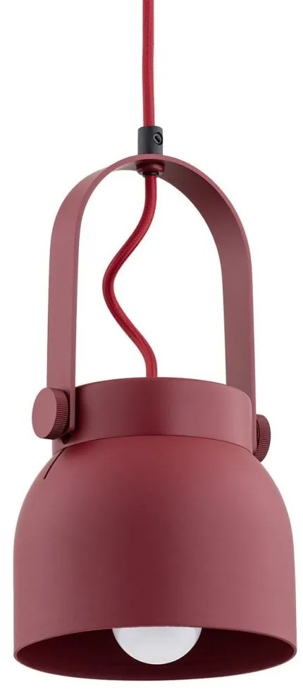 Pendul design modern LOGAN rosu 14cm