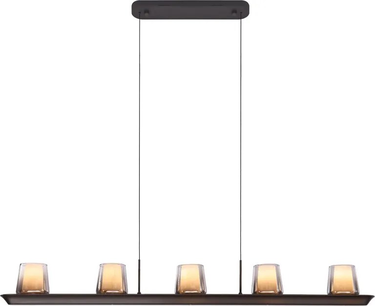 Lustra LED suspendata design modern ALABASTRO 5L