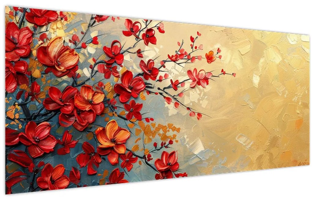 Tablou - Copac înflorit (120x50 cm)