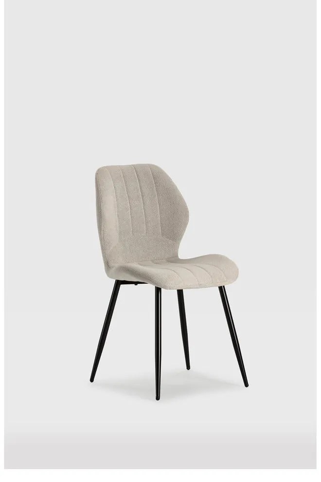 Scaune de dining crem 4 buc. Milu – Marckeric